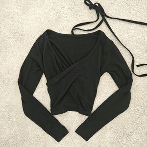 Vintage cropped top with chocker straps